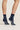 Pinstripe Crew Pilates Grip Sock - Navy