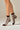 Gingham Crew Pilates Grip Sock - Chocolate Brown