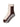 Double Stripe Crew Grip Sock - Chocolate Brown