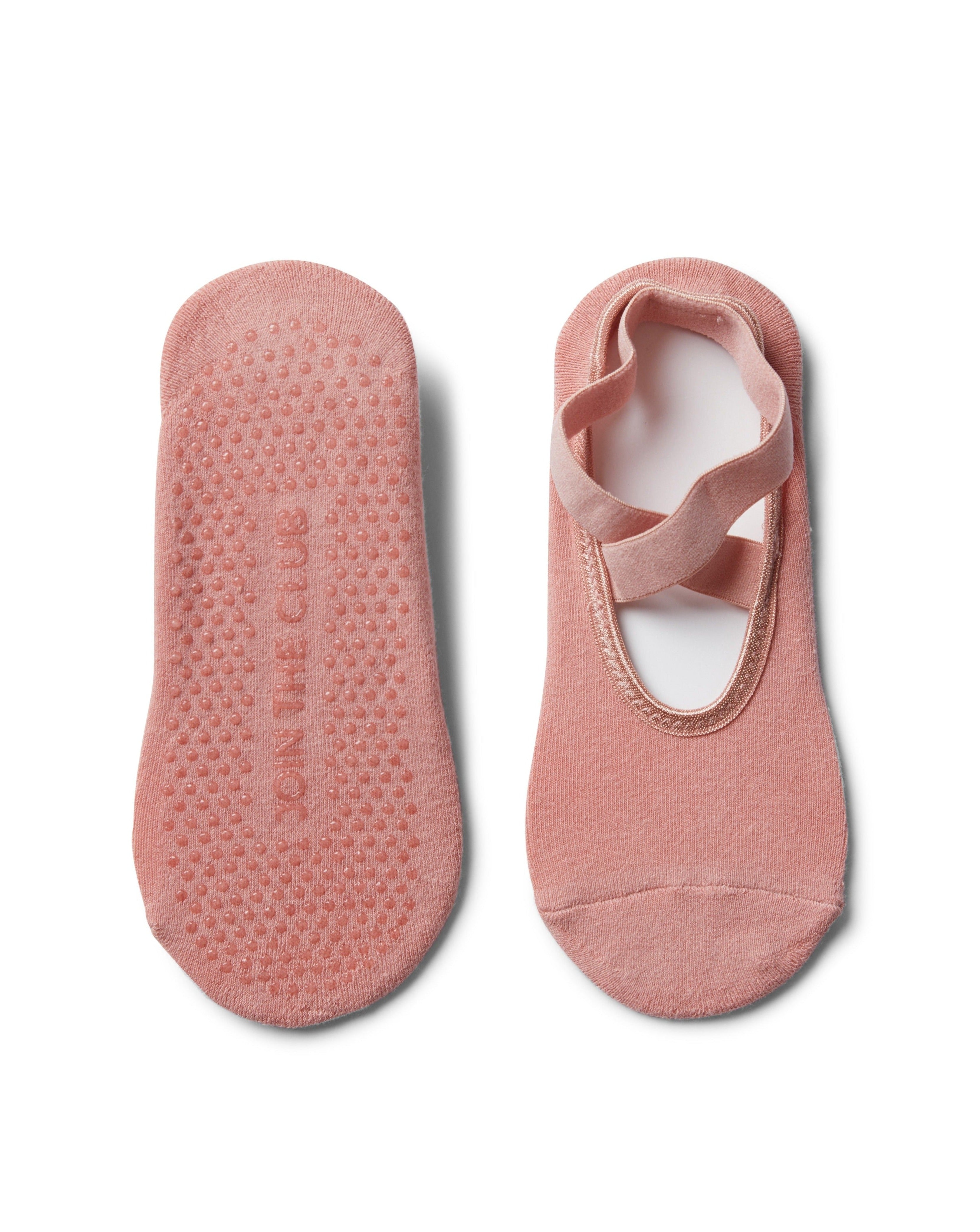 Ballet Pilates Grip Sock - Blush Pink
